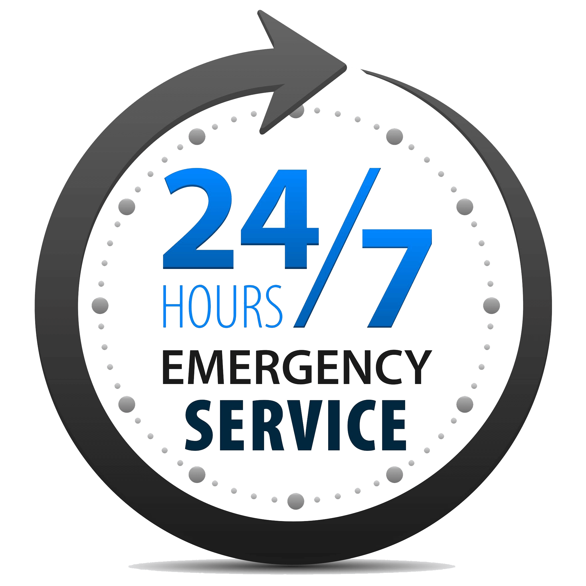 24 hours/7 Emergency Service
